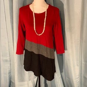 Asymmetrical sweater